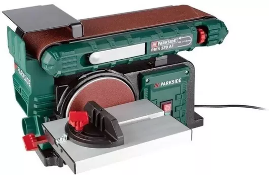 Τριβείο Ταινίας/Δίσκου Parkside PBTS370A1 με Ισχύ 370W, Δίσκο Κοπής Διαμέτρου 150mm & Ταχύτητα Κοπής 2980rpm