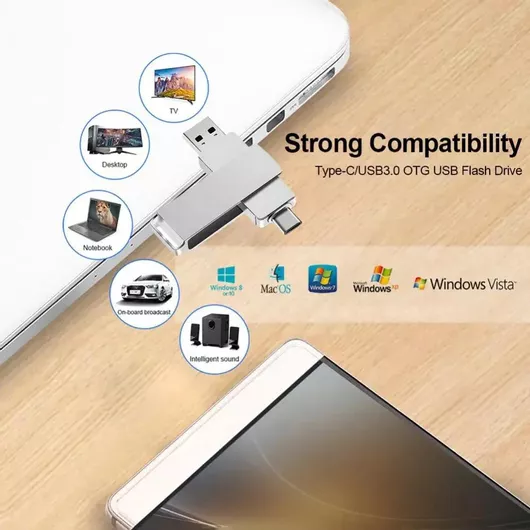 USB Stick Xiaomi Mijia 16TB Type-c & USB-A Stick Silver