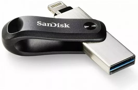 USB 3.1 Stick Sandisk iXpand 128GB Lightning & USB-A Μαύρο