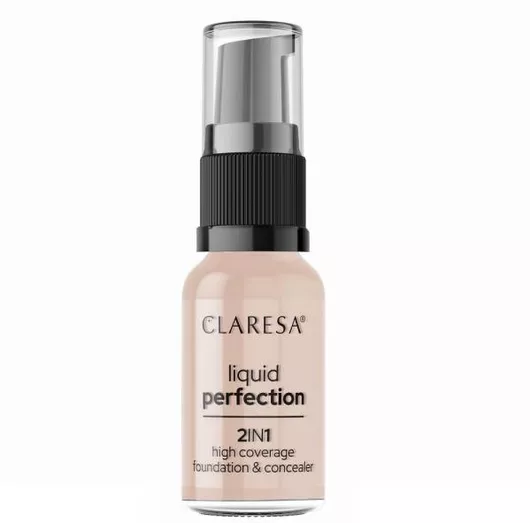 Foundation Claresa Liquid Perfection 2in1 Concealer And Covering 103 Cool Medium 18gr