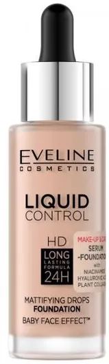 Eveline Liquid Control Hd Liquid Make Up 003 Ivory Beige 32ml