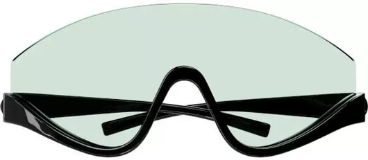 Unisex Γυαλιά Ηλίου Gucci με Κοκκάλινο Σκελετό Μαύρο