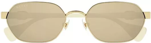 Unisex Γυαλιά Ηλίου Gucci με Μεταλλικό Σκελετό Χρυσό