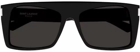 Αντρικά Γυαλιά Ηλίου Saint Laurent με Κοκκάλινο Σκελετό Μαύρο