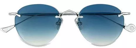 Γυαλιά Ηλίου Eyepetizer Στρογγυλά & Μεταλλικά σε Μπλε/Ασημί 51mm