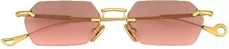 Γυαλιά Ηλίου Eyepetizer Τετράγωνα & Μεταλλικά σε Ροζ/Χρυσό 52mm