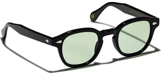 Γυαλιά Ηλίου Moscot Τετράγωνα & Κοκκάλινα σε Πράσινο/Μαύρο 46mm