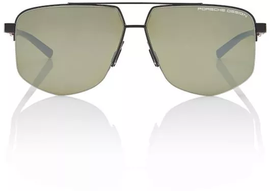 Γυαλιά Ηλίου Porsche Design Aviator & Μεταλλικά σε Πράσινο/Μαύρο 63mm