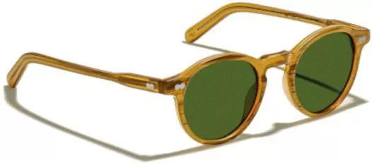Γυαλιά Ηλίου Unisex Moscot Miltzen Blonde 46 με Κοκκάλινο Σκελετό Καφέ