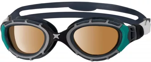 Γυαλιά Κολύμβησης Zoggs Predator Flex Polarized Ενηλίκων Μαύρο/Πράσινο