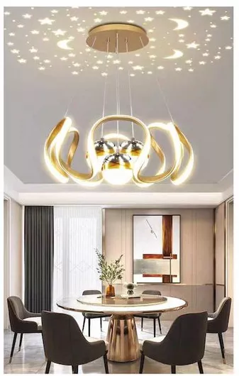 Κρεμαστό Φωτιστικό Οροφής 430975 60cm Χρυσό