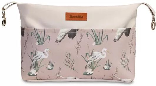 Τσάντα Καροτσιού Sensillo Pink Cranes 8630