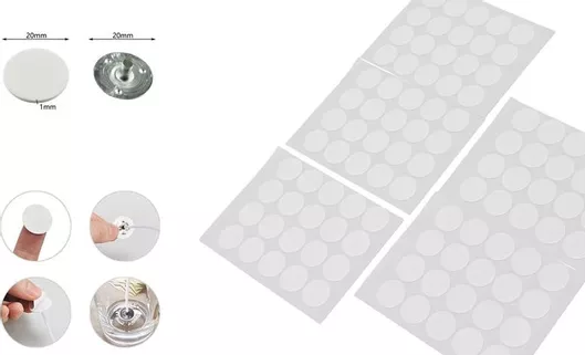 Αυτοκόλλητα με Αυτάκι για Φυτίλια Κεριών 2cm 20τμχ 