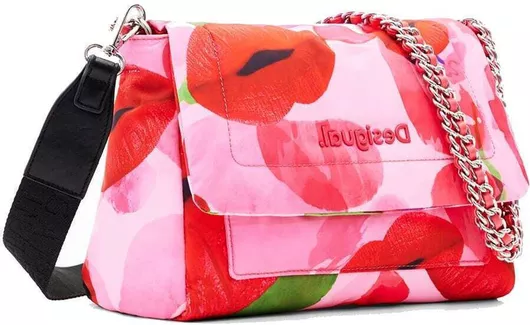 Γυναικεία Τσάντα Ώμου Desigual Φούξια
