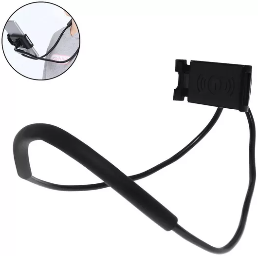 Stick Βάση Λαιμού για Κινητό σε Μαύρο χρώμα