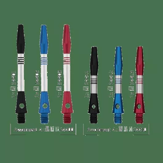 Ουρές για Βελάκια Bulls Cetra Aluminium Shaft Medium Σετ 3τμχ