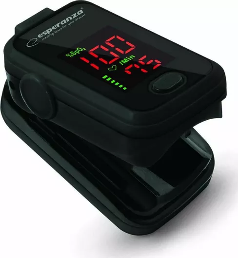 Παλμικό Οξύμετρο Δακτύλου Esperanza Μαύρο