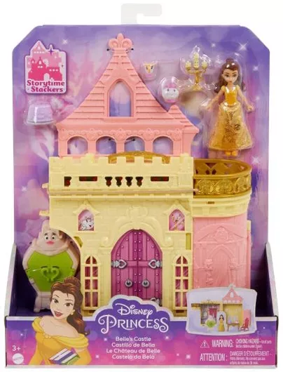 Σετ Παιχνίδι Μινιατούρα Mattel Princess Belle's Castle