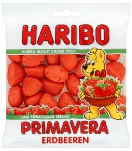 Ζελεδάκι Haribo Primavera με Γεύση Φράουλα 100gr