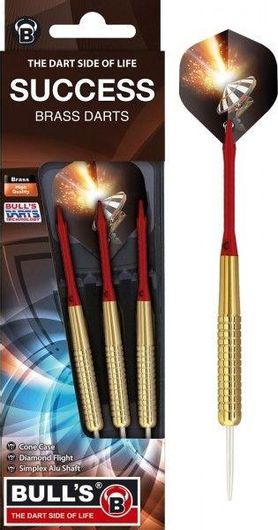 Βελάκια Bull's Steel Darts Success 20g 3τμχ Κόκκινο