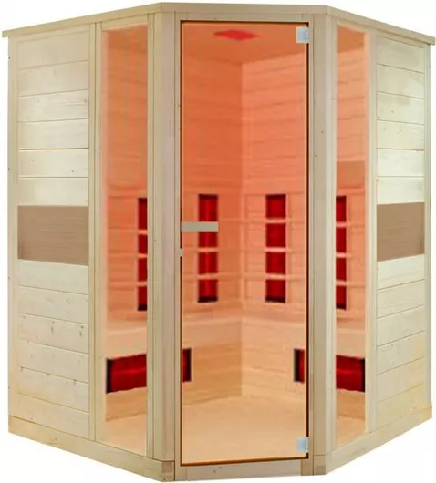 Σάουνα Interline Υπερύθρων 2 Ατόμων Εσωτερικού Χώρου 127x127x190cm