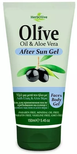 After Sun Madis Herbolive Olive Oil & Aloe Vera Gel για το Σώμα 150ml