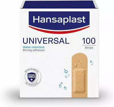Αυτοκόλλητα Επιθέματα Hansaplast Αδιάβροχα Universal 100τμχ