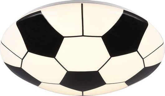 Παιδικό Φωτιστικό Trio Lighting Μονόφωτο Πλαφονιέρα από Γυαλί 12W με Υποδοχή E27 36x10cm Λευκό