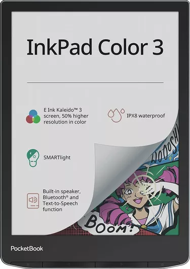 Ebook Reader Pocketbook InkPad Color 3 με Οθόνη Αφής 7.8" 32GB Μαύρο