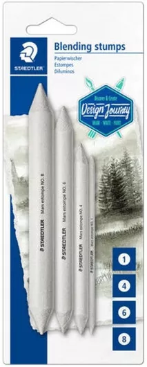 Staedtler Staedtler Blending Stump Σφομύλι Σχεδίασης Σετ 4τμχ