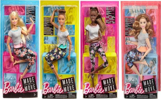 Barbie Made to Move Νέες Αμέτρητες Κινήσεις για 3+ Ετών 1τμχ Τυχαία Επιλογή Σχεδίου