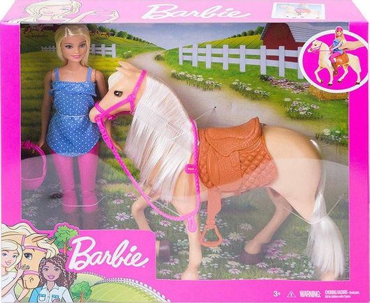 Κούκλα Mattel Barbie Κούκλα & Άλογο για 3+ Ετών