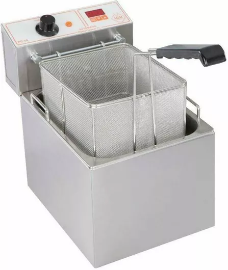 M&M equipment PC 70 Ηλεκτρικός Βραστήρας Ζυμαρικών με Χωρητικότητα 7lt και Ισχύ 3.6kW Μονός 26x37.5x39.5εκ.