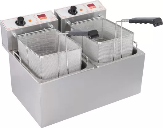 M&M equipment PC 70 Ηλεκτρικός Βραστήρας Ζυμαρικών με Χωρητικότητα 2x7lt και Ισχύ 7.2kW Διπλός 53.5x39.5x37.5εκ.
