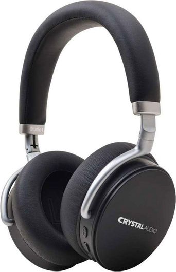 Headphones Crystal Audio Studio1K Ασύρματα Bluetooth Over Ear Studio με 20 ώρες Λειτουργίας Μαύρο