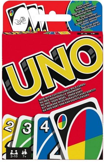 Επιτραπέζιο Παιχνίδι Uno για 2-10 Παίκτες 7+ Ετών Mattel