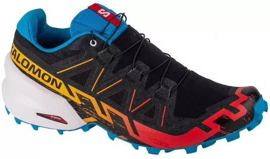 Salomon Speedcross 6 Ανδρικά Αθλητικά Παπούτσια Trail Running Black / White / Transcend Blue