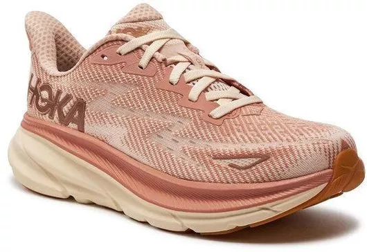 Hoka Clifton 9 Γυναικεία Αθλητικά Παπούτσια Running Sandstone / Cream