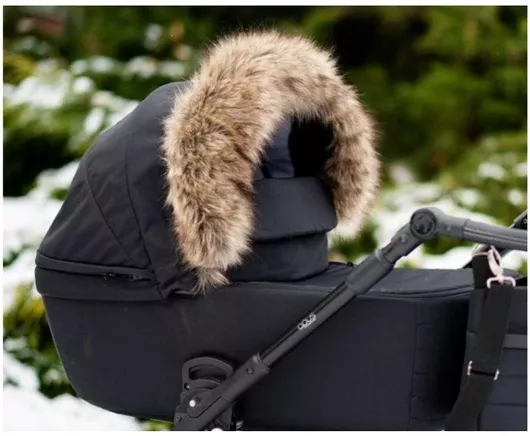 Tesoro (Baby) Αξεσουάρ Καροτσιού Μπεζ Γούνα