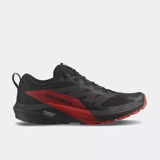 Salomon Sense Ride 5 Ανδρικά Αθλητικά Παπούτσια Trail Running Black / Fiery Red