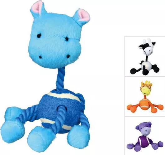 Παιχνίδι Σκύλουα Trixie Λούτρινο Σκύλου με Ήχο Small 16cm Μπλε 4τμχ Φιγούρα