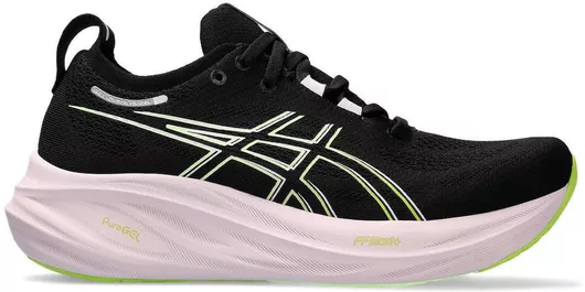ASICS Gel-Nimbus 26 Γυναικεία Αθλητικά Παπούτσια Running Black / Neon Lime