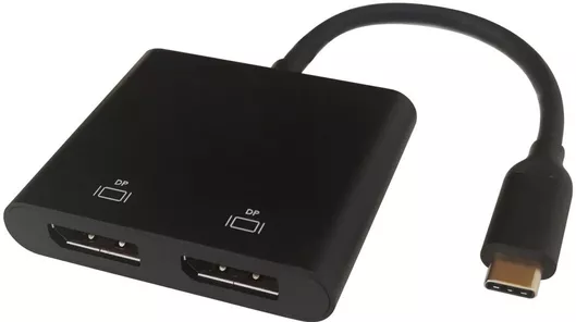 Docking Station Laptop Deltaco με 4K PD Ethernet Μαύρο USBC-2DP