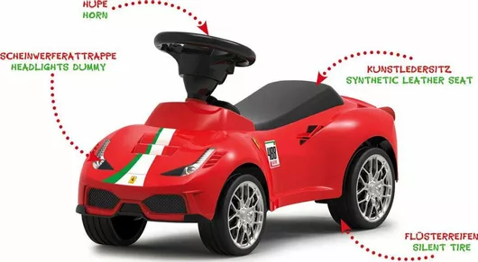 Περπατούρα Jamara Push-Car Ferrari 488 Ride On Αυτοκινητάκι για 12+ Μηνών