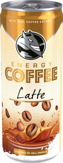 Αναψυκτικό Hell Coffee Κουτί Energy Drink Latte με Ανθρακικό 250ml