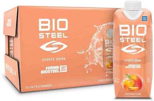 Ισοτονικό Ποτό Biosteel χωρίς Ζάχαρη Μάγκο / Ροδάκινο 12x500ml