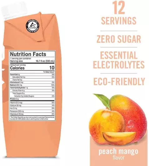 Ισοτονικό Ποτό Biosteel χωρίς Ζάχαρη Μάγκο / Ροδάκινο 12x500ml