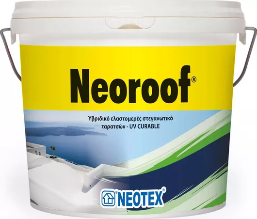 Στεγανωτικό Neotex Neoroof Ελαστομερές Επαλειφόμενο Πολυουρεθάνης 4kg Λευκό