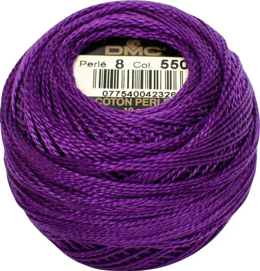 Κλωστή Κεντήματος DMC Cotton Perle No8 Βαμβακερή No 8 550 Μοβ