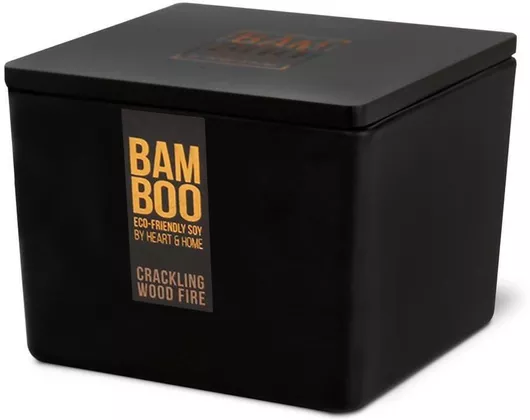 Αρωματικό Κερί Heart & Home Σόγιας σε Βάζο 320gr